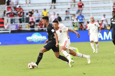 Flamengo Eintracht Frankfurt 'a karşı 12 Ocak 2019 Cumartesi günü Orlando City Stadyumu' nda. Fotoğraf: Marty Jean-Louis