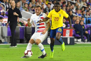 ABD Erkekler Milli Takımı 21 Mart 2019 tarihinde Orlando Florida 'daki Orlando City Stadyumu' nda Ekvador Milli Takımı 'na ev sahipliği yaptı. Fotoğraf: Marty Jean-Louis