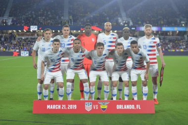 ABD Erkekler Milli Takımı 21 Mart 2019 tarihinde Orlando Florida 'daki Orlando City Stadyumu' nda Ekvador Milli Takımı 'na ev sahipliği yaptı. Fotoğraf: Marty Jean-Louis