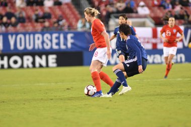 Japonya, İngiltere 'ye karşı Raymond James Stadyumu' nda 5 Mart 2019 'da Tampa Florida' da. Fotoğraf: Marty Jean-Louis