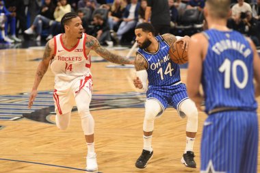 Orlando Magic, Houston Rockets 'a 13 Ocak 2019 tarihinde Amway Arena' da ev sahipliği yaptı. Fotoğraf: Marty Jean-Louis