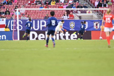 Japonya, İngiltere 'ye karşı Raymond James Stadyumu' nda 5 Mart 2019 'da Tampa Florida' da. Fotoğraf: Marty Jean-Louis