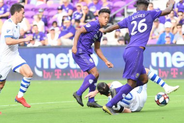 Orlando City SC, 16 Mart 2019 Cumartesi günü Orlando Florida 'daki Orlando City Stadyumu' nda Montreal Impact 'e ev sahipliği yaptı. Fotoğraf: Marty Jean-Louis