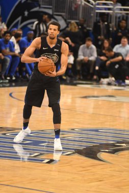 Orlando Magic 20 Mart 2019 Çarşamba günü Orlando Florida 'daki Amway Center' da Louisiana Pelicans 'a ev sahipliği yapıyor. Fotoğraf: Marty Jean-Louis