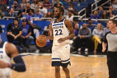 Orlando Magic, 7 Şubat 2019 'da Orlando, Florida' da Amway Arena 'da Minnesota Timberwolves' a ev sahipliği yapar. Fotoğraf: Marty Jean-Louis