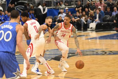 Orlando Magic, Houston Rockets 'a 13 Ocak 2019 tarihinde Amway Arena' da ev sahipliği yaptı. Fotoğraf: Marty Jean-Louis