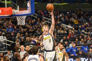 Orlando Magic, 31 Ocak 2019 tarihinde Orlando Florida 'daki Amway Center' da Indiana Pacers 'a ev sahipliği yapmaktadır. Fotoğraf: Marty Jean-Louis