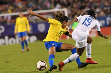 SheBelieves Kupası Finali, 5 Mart 2019 'da Tampa Florida Raymond James Stadyumu' nda ABD ile Brezilya arasında oynanacak. Fotoğraf: Marty Jean-Louis