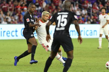 Flamengo Eintracht Frankfurt 'a karşı 12 Ocak 2019 Cumartesi günü Orlando City Stadyumu' nda. Fotoğraf: Marty Jean-Louis