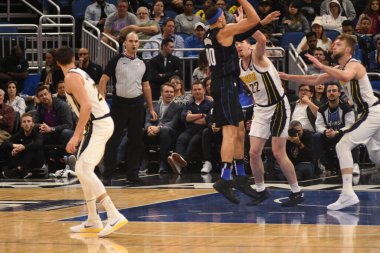 Orlando Magic, 31 Ocak 2019 tarihinde Orlando Florida 'daki Amway Center' da Indiana Pacers 'a ev sahipliği yapmaktadır. Fotoğraf: Marty Jean-Louis