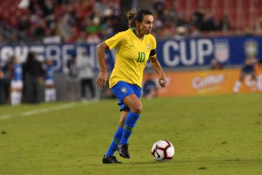 SheBelieves Kupası Finali, 5 Mart 2019 'da Tampa Florida Raymond James Stadyumu' nda ABD ile Brezilya arasında oynanacak. Fotoğraf: Marty Jean-Louis