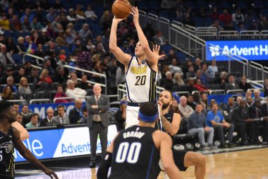 Orlando Magic, 31 Ocak 2019 tarihinde Orlando Florida 'daki Amway Center' da Indiana Pacers 'a ev sahipliği yapmaktadır. Fotoğraf: Marty Jean-Louis