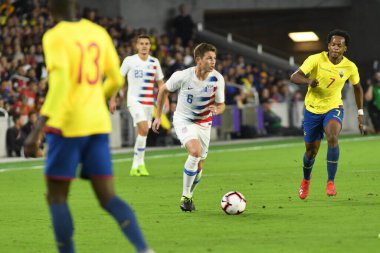 ABD Erkekler Milli Takımı 21 Mart 2019 tarihinde Orlando Florida 'daki Orlando City Stadyumu' nda Ekvador Milli Takımı 'na ev sahipliği yaptı. Fotoğraf: Marty Jean-Louis