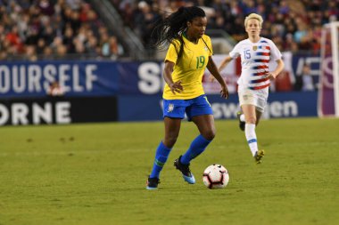 SheBelieves Kupası Finali, 5 Mart 2019 'da Tampa Florida Raymond James Stadyumu' nda ABD ile Brezilya arasında oynanacak. Fotoğraf: Marty Jean-Louis