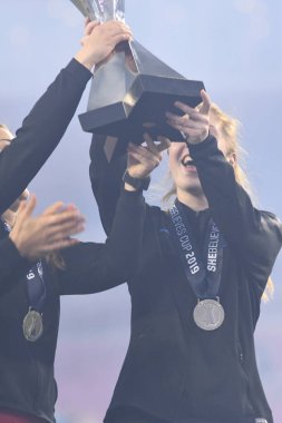 SheBelieves Kupası, 5 Mart 2019 tarihinde Tampa Florida Raymond James Stadyumu 'nda İngiltere' yi şampiyon ilan etmiştir. Fotoğraf: Marty Jean-Louis
