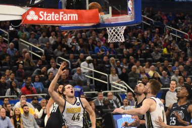 Orlando Magic, 31 Ocak 2019 tarihinde Orlando Florida 'daki Amway Center' da Indiana Pacers 'a ev sahipliği yapmaktadır. Fotoğraf: Marty Jean-Louis