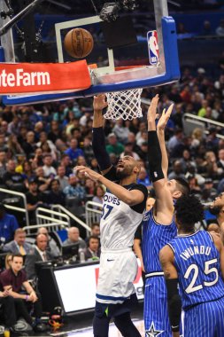 Orlando Magic, 7 Şubat 2019 'da Orlando, Florida' da Amway Arena 'da Minnesota Timberwolves' a ev sahipliği yapar. Fotoğraf: Marty Jean-Louis