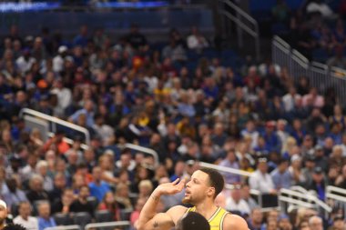 Orlando Magic, 28 Şubat 2019 'da Orlando Florida' daki Amway Center 'da Golden State Warriors' a ev sahipliği yaptı. Fotoğraf: Marty Jean-Louis