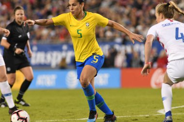 SheBelieves Kupası Finali, 5 Mart 2019 'da Tampa Florida Raymond James Stadyumu' nda ABD ile Brezilya arasında oynanacak. Fotoğraf: Marty Jean-Louis