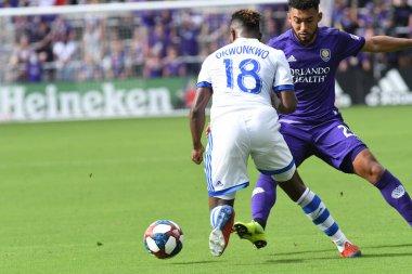 Orlando City SC, 16 Mart 2019 Cumartesi günü Orlando Florida 'daki Orlando City Stadyumu' nda Montreal Impact 'e ev sahipliği yaptı. Fotoğraf: Marty Jean-Louis