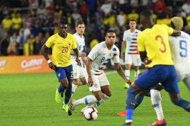 ABD Erkekler Milli Takımı 21 Mart 2019 tarihinde Orlando Florida 'daki Orlando City Stadyumu' nda Ekvador Milli Takımı 'na ev sahipliği yaptı. Fotoğraf: Marty Jean-Louis