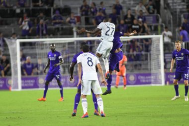 Orlando City 20 Şubat 2019 Çarşamba günü Orlando Fl 'daki Orlando City Stadyumu' nda New England 'a ev sahipliği yaptı. Fotoğraf: Marty Jean-Louis