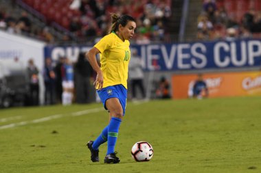 SheBelieves Kupası Finali, 5 Mart 2019 'da Tampa Florida Raymond James Stadyumu' nda ABD ile Brezilya arasında oynanacak. Fotoğraf: Marty Jean-Louis