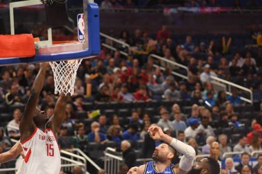 Orlando Magic, Houston Rockets 'a 13 Ocak 2019 tarihinde Amway Arena' da ev sahipliği yaptı. Fotoğraf: Marty Jean-Louis