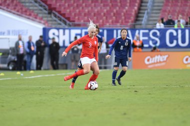 Japonya, İngiltere 'ye karşı Raymond James Stadyumu' nda 5 Mart 2019 'da Tampa Florida' da. Fotoğraf: Marty Jean-Louis