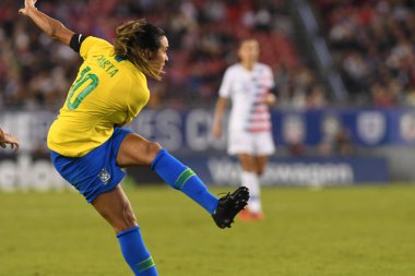 SheBelieves Kupası Finali, 5 Mart 2019 'da Tampa Florida Raymond James Stadyumu' nda ABD ile Brezilya arasında oynanacak. Fotoğraf: Marty Jean-Louis