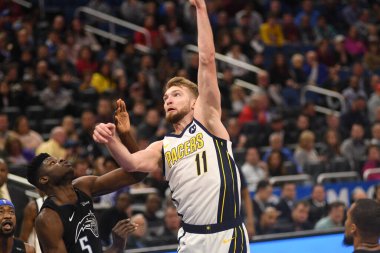 Orlando Magic, 31 Ocak 2019 tarihinde Orlando Florida 'daki Amway Center' da Indiana Pacers 'a ev sahipliği yapmaktadır. Fotoğraf: Marty Jean-Louis