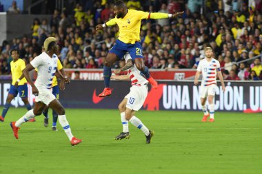 ABD Erkekler Milli Takımı 21 Mart 2019 tarihinde Orlando Florida 'daki Orlando City Stadyumu' nda Ekvador Milli Takımı 'na ev sahipliği yaptı. Fotoğraf: Marty Jean-Louis