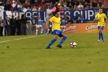 SheBelieves Kupası Finali, 5 Mart 2019 'da Tampa Florida Raymond James Stadyumu' nda ABD ile Brezilya arasında oynanacak. Fotoğraf: Marty Jean-Louis
