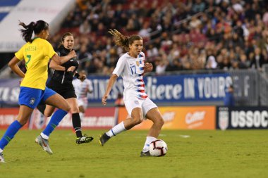 SheBelieves Kupası Finali, 5 Mart 2019 'da Tampa Florida Raymond James Stadyumu' nda ABD ile Brezilya arasında oynanacak. Fotoğraf: Marty Jean-Louis