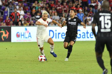 Flamengo Eintracht Frankfurt 'a karşı 12 Ocak 2019 Cumartesi günü Orlando City Stadyumu' nda. Fotoğraf: Marty Jean-Louis