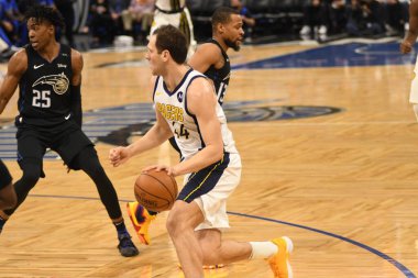 Orlando Magic, 31 Ocak 2019 tarihinde Orlando Florida 'daki Amway Center' da Indiana Pacers 'a ev sahipliği yapmaktadır. Fotoğraf: Marty Jean-Louis