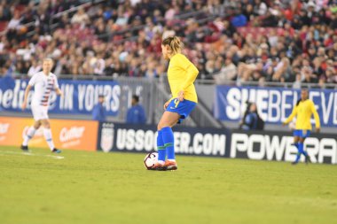 SheBelieves Kupası Finali, 5 Mart 2019 'da Tampa Florida Raymond James Stadyumu' nda ABD ile Brezilya arasında oynanacak. Fotoğraf: Marty Jean-Louis