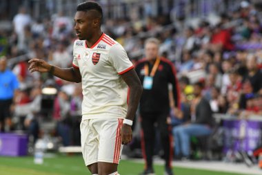 Flamengo Eintracht Frankfurt 'a karşı 12 Ocak 2019 Cumartesi günü Orlando City Stadyumu' nda. Fotoğraf: Marty Jean-Louis