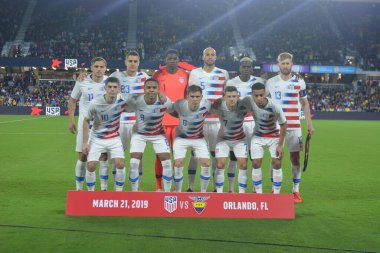 ABD Erkekler Milli Takımı 21 Mart 2019 tarihinde Orlando Florida 'daki Orlando City Stadyumu' nda Ekvador Milli Takımı 'na ev sahipliği yaptı. Fotoğraf: Marty Jean-Louis