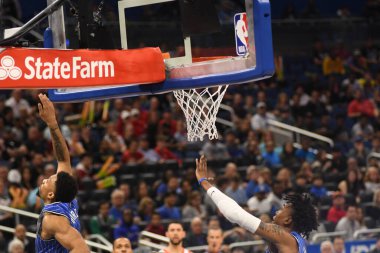 Orlando Magic, Houston Rockets 'a 13 Ocak 2019 tarihinde Amway Arena' da ev sahipliği yaptı. Fotoğraf: Marty Jean-Louis