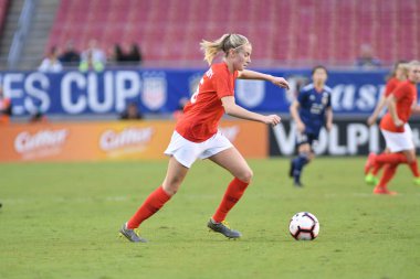 Japonya, İngiltere 'ye karşı Raymond James Stadyumu' nda 5 Mart 2019 'da Tampa Florida' da. Fotoğraf: Marty Jean-Louis