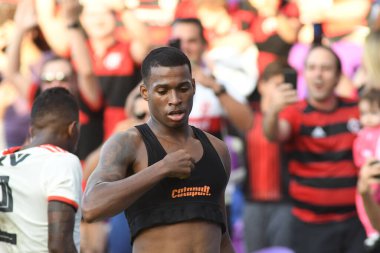 Flamengo Eintracht Frankfurt 'a karşı 12 Ocak 2019 Cumartesi günü Orlando City Stadyumu' nda. Fotoğraf: Marty Jean-Louis