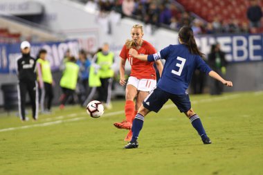 Japonya, İngiltere 'ye karşı Raymond James Stadyumu' nda 5 Mart 2019 'da Tampa Florida' da. Fotoğraf: Marty Jean-Louis