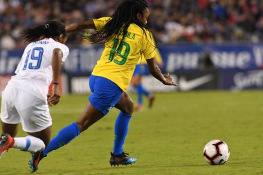 SheBelieves Kupası Finali, 5 Mart 2019 'da Tampa Florida Raymond James Stadyumu' nda ABD ile Brezilya arasında oynanacak. Fotoğraf: Marty Jean-Louis