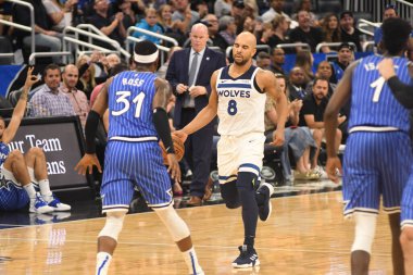 Orlando Magic, 7 Şubat 2019 'da Orlando, Florida' da Amway Arena 'da Minnesota Timberwolves' a ev sahipliği yapar. Fotoğraf: Marty Jean-Louis