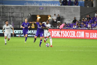 Orlando City 20 Şubat 2019 Çarşamba günü Orlando Fl 'daki Orlando City Stadyumu' nda New England 'a ev sahipliği yaptı. Fotoğraf: Marty Jean-Louis