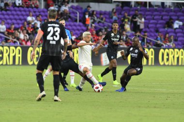 Flamengo Eintracht Frankfurt 'a karşı 12 Ocak 2019 Cumartesi günü Orlando City Stadyumu' nda. Fotoğraf: Marty Jean-Louis