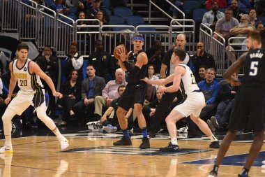 Orlando Magic, 31 Ocak 2019 tarihinde Orlando Florida 'daki Amway Center' da Indiana Pacers 'a ev sahipliği yapmaktadır. Fotoğraf: Marty Jean-Louis