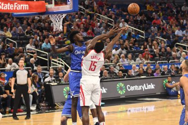 Orlando Magic, Houston Rockets 'a 13 Ocak 2019 tarihinde Amway Arena' da ev sahipliği yaptı. Fotoğraf: Marty Jean-Louis