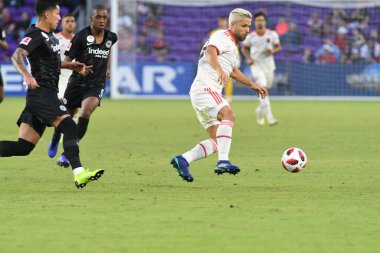 Flamengo Eintracht Frankfurt 'a karşı 12 Ocak 2019 Cumartesi günü Orlando City Stadyumu' nda. Fotoğraf: Marty Jean-Louis